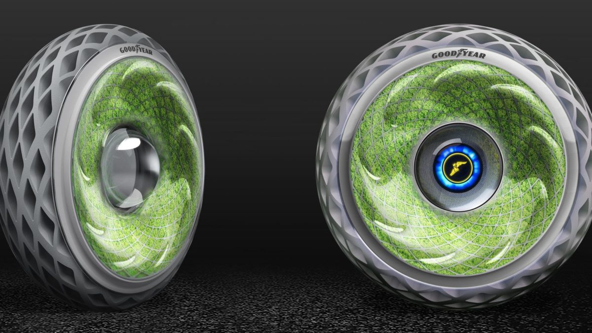 Oxygene: Goodyear’s living green tire made from moss and rubber